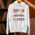 If My Book Is Open Your Mouth Is Closed Reading Books Performance Unisex Hoodie