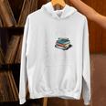 I Like Books More Than People Book Lovers Bookworms Unisex Hoodie