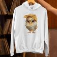 Cute Chick Reading Book Bandana Premium Tri-Blend Unisex Hoodie