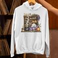 Cute Halloween Bookshelf Premium Tri-Blend Unisex Hoodie