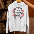 Dark Romance I Vow You Vow We Vow Merch Smutty Book Lovers Unisex Hoodie