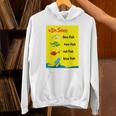 Dr Seuss One Fish Two Fish Book Cover Unisex Hoodie