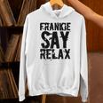 Frankieay Relax 太字フォントシャツ パーカー