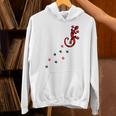 Gecko Footprint ハイビスカスフラワー ハワイサーフスタイルtシャツ パーカー