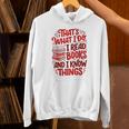 Librarian Book Lover Men Women Reading Unisex Hoodie