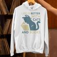 Life Is Better With Cats And Books Unisex Hoodie Life Is Better With Cats And Books Unisex Hoodie
