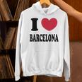 I Love Barcelona バルセロナが大好き パーカー