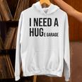 I Need A Huge Garage 面白い 車 バイク 整備士 工房 引用 パーカー