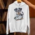 Nerdy Schnauzer Dog Book Lover Glasses Cute Pet For Men Women Kids Unisex Hoodie Nerdy Schnauzer Dog Book Lover Glasses Cute Pet For Men Women Kids Unisex Hoodie