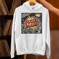 Pocket Rocket Comic Book Style Premium Tri-Blend Unisex Hoodie