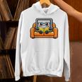 Proud Library Patron Cute Tablet Reading a Book Unisex Hoodie