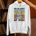 Published Author TShirt Ask Me About My Book Writer Unisex Hoodie