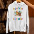 Readers Are Leaders Book Lover Reading Mom Premium Tri-Blend Unisex Hoodie