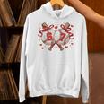 Six Seven 67 Meme Baseball Coquette Bow Valentine Unisex Hoodie