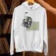 Star Wars The Book Of Boba Fett Minimalist Helmet Unisex Hoodie
