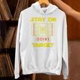 Stay On Target-ディスクゴルフtシャツ パーカー