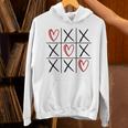 Tic Tac Toe Love Hearts Romantic Valentine Raglan Baseball Tee Unisex Hoodie Tic Tac Toe Love Hearts Romantic Valentine Raglan Baseball Tee Unisex Hoodie