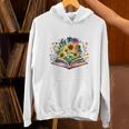 Unearth A Story Summer Reading 2026 Flower Butterfly Book Premium Tri-Blend Unisex Hoodie Unearth A Story Summer Reading 2026 Flower Butterfly Book Premium Tri-Blend Unisex Hoodie