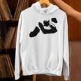 「ビッグハート」書道 長袖tシャツ パーカー