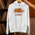 カレー カレーライス イラスト 手書き かわいい おしゃれ Curry 洋食 おもしろ パーカー