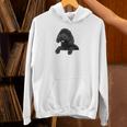 ブラックラブラドゥードル ポケット入り ラブラドゥードル犬愛好家 長袖tシャツ パーカー