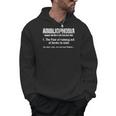 Abibliophobia Definition Reading Bookworm Book Lover Vintage Men Hoodie