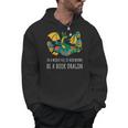 Book Lover In A World Full Of Bookworms Be A Book Dragon Men Hoodie