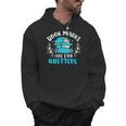 Book Marks Are For Quitters Bookworm Reading Men Hoodie
