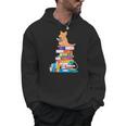 Book Reading Kangaroo Tea Coffee Kawaii Bookworm Men Hoodie