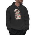 Cute Dragon Reading Cat Books Dragon Men Hoodie