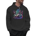 Dragon Reading Book Men Hoodie