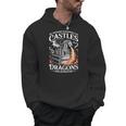 Fantasy Books Lover Bookish Fun Tee Book Club Dragon Reader Men Hoodie