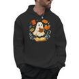 Halloween Cute Ghost Shirt Reading Books Ghost Men Hoodie