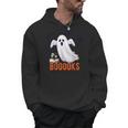 Halloween Teacher Librarian Books Reading Ghost Pun BOOOOKS Men Women Kids Men Hoodie