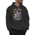Just a Girl Who Loves Cute Dragons And Books Men Hoodie