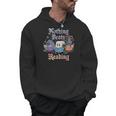 Nothing Beats Reading Book Librarian Rock Paper Scissors Men Hoodie