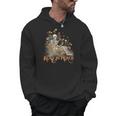 Read In Peace Skeleton Reading Book Halloween Bookish Men Hoodie