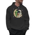 Reading Astronaut & Alien Reading Bookworm Reader Men Hoodie