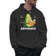 Reading Avocado Book School Librarian Abookado Men Hoodie