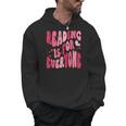 Reading Is For Everyone Books Lover Librarian Bookish Groovy Men Hoodie Reading Is For Everyone Books Lover Librarian Bookish Groovy Men Hoodie