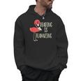 Reading Is Flamazing Reading Lover Book Nerd Bookworm Men Hoodie