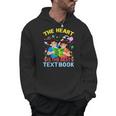 Teacher Heart Text Book For Men Women Men Hoodie