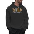 Wild About Reading Books Lovers Library Day English Teacher Men Hoodie