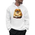 Cute Dog Pomeranian Reading Book Premium Tri-Blend Men Hoodie Cute Dog Pomeranian Reading Book Premium Tri-Blend Men Hoodie
