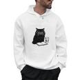 First Of All I’m A Delight Cute Cat Books Coffee Humor Men Hoodie