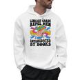 Library Cards Repel Men Intimidated By Books Sassy Reader Men Hoodie