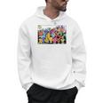 Mr Men Little Miss Retro Colourful Comic Book Scene Men Hoodie