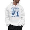 Sarcastic Anti Social Book Club Cat Skull Book Lover Men Hoodie Sarcastic Anti Social Book Club Cat Skull Book Lover Men Hoodie