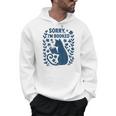 Sorry I'm Booked Cat Reading Book Boho Flowers Vintage Men Hoodie Sorry I'm Booked Cat Reading Book Boho Flowers Vintage Men Hoodie