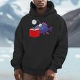 Anglerfish Reading Book Men Hoodie